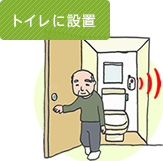 トイレに設置